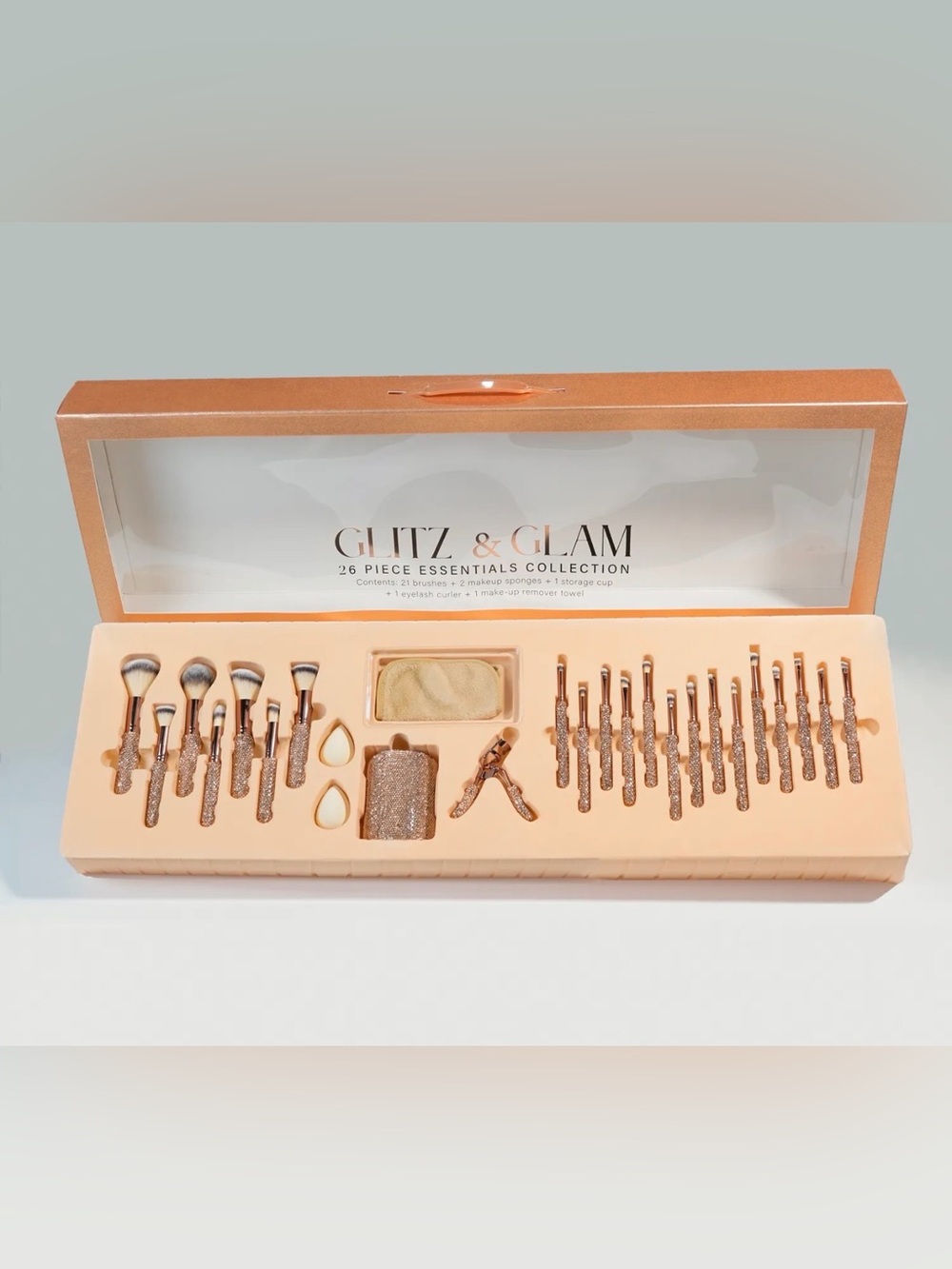 Glitz & Glam | Collection Brush Set (Champagne, 26 Pcs)